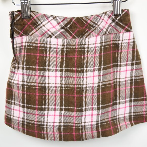 Brown and pink tartan skort - Picture 3 of 6